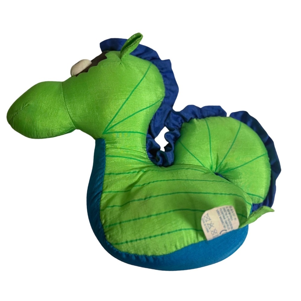 VTG Aqua Leisure Sea Monster Plush Green Blue Dragon Sea Serpent Stuffed Animal